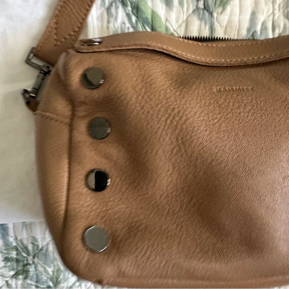 Hammitt Evan Crossbody Biscotti Tan Light Brown Gunmetal - Picture 9 of 13